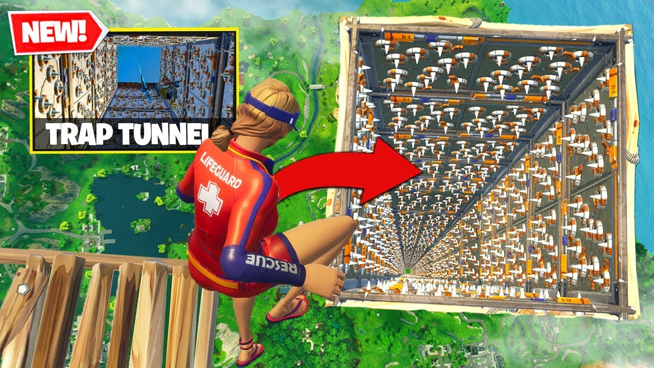 *НОВЫЙ* игровой режим ГОНКА ПО ТУННЕЛЯМ-ЛОВУШКАМ в Fortnite Battle Royale!