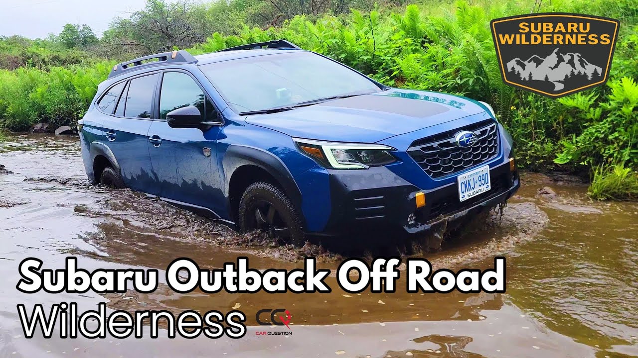 Subaru Outback Wilderness Тест на бездорожье: переход по воде и скалолазание!