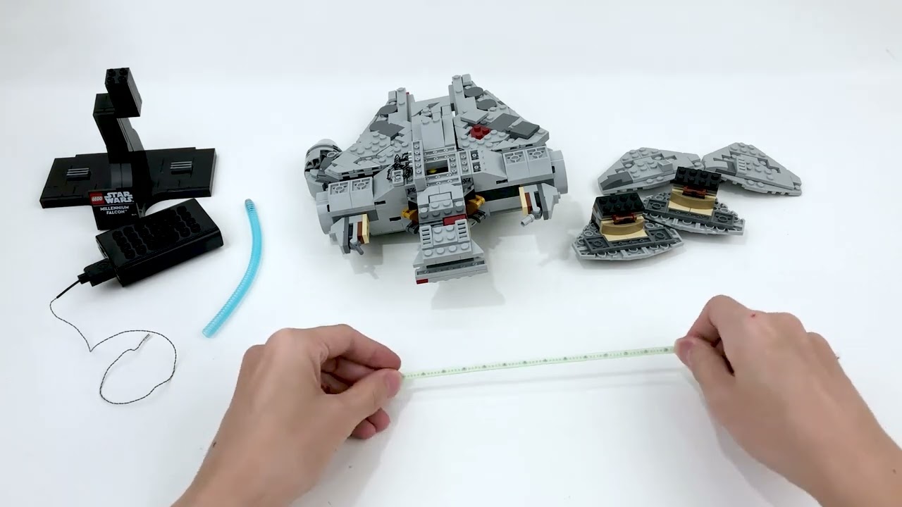 【BX640_3 Installation Video】Briksmax 2.0 Light Kit For Millennium Falcon 75375