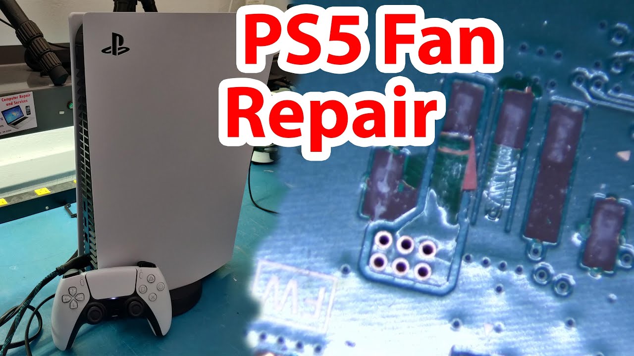 Ремонт материнской платы PS5 &mdash; ремонт вентилятора PS5 без вращения