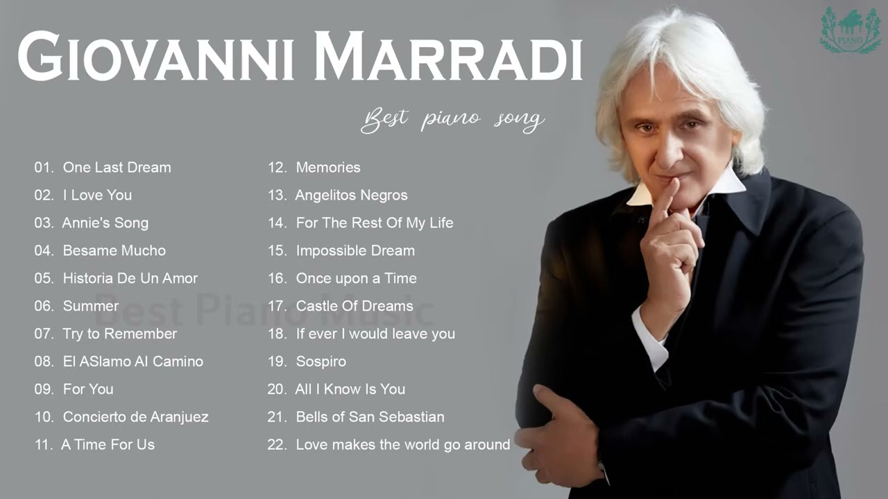 Giovanni Marradi Greatest Hits Full Album 2025 🎹 Best Instrumental Piano Music Collection
