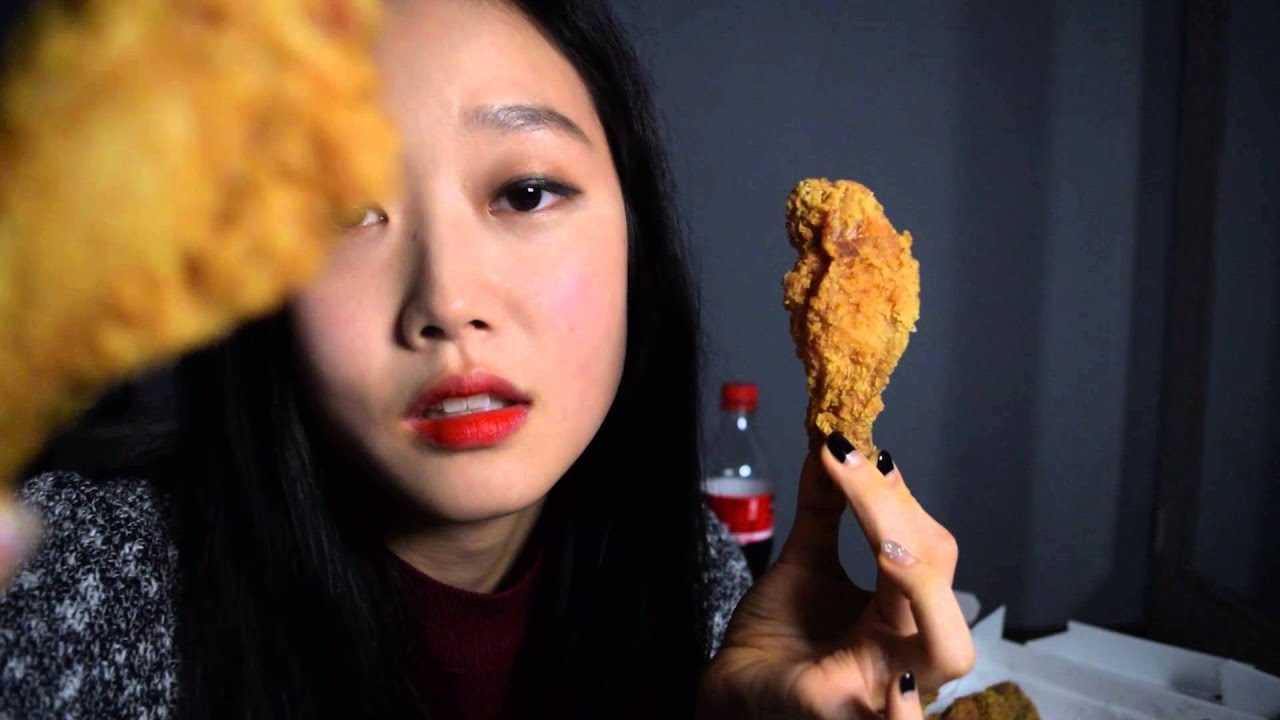 [상황극ASMR] 선배, 왜 치킨 다리가 두 개 인줄 알아요? Did you eat my chicken leg? Chicken RP