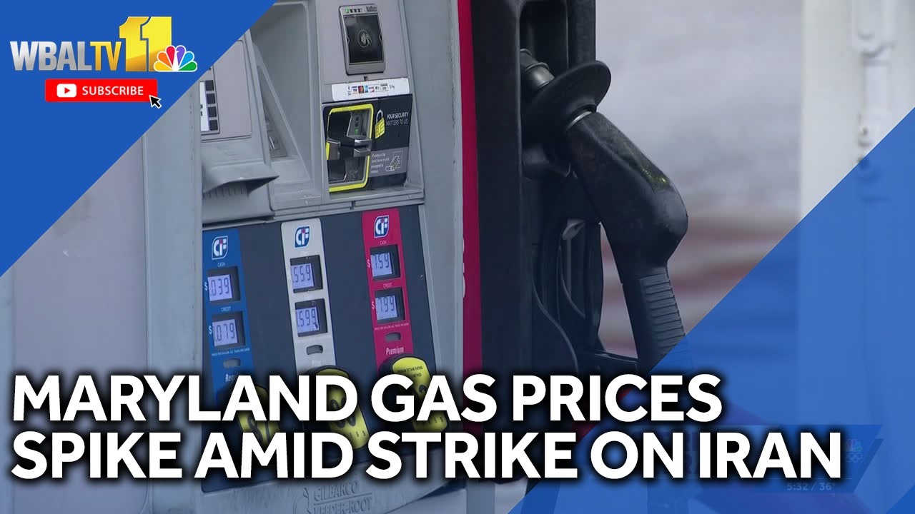 Maryland gas prices spike amid Strike on Iran