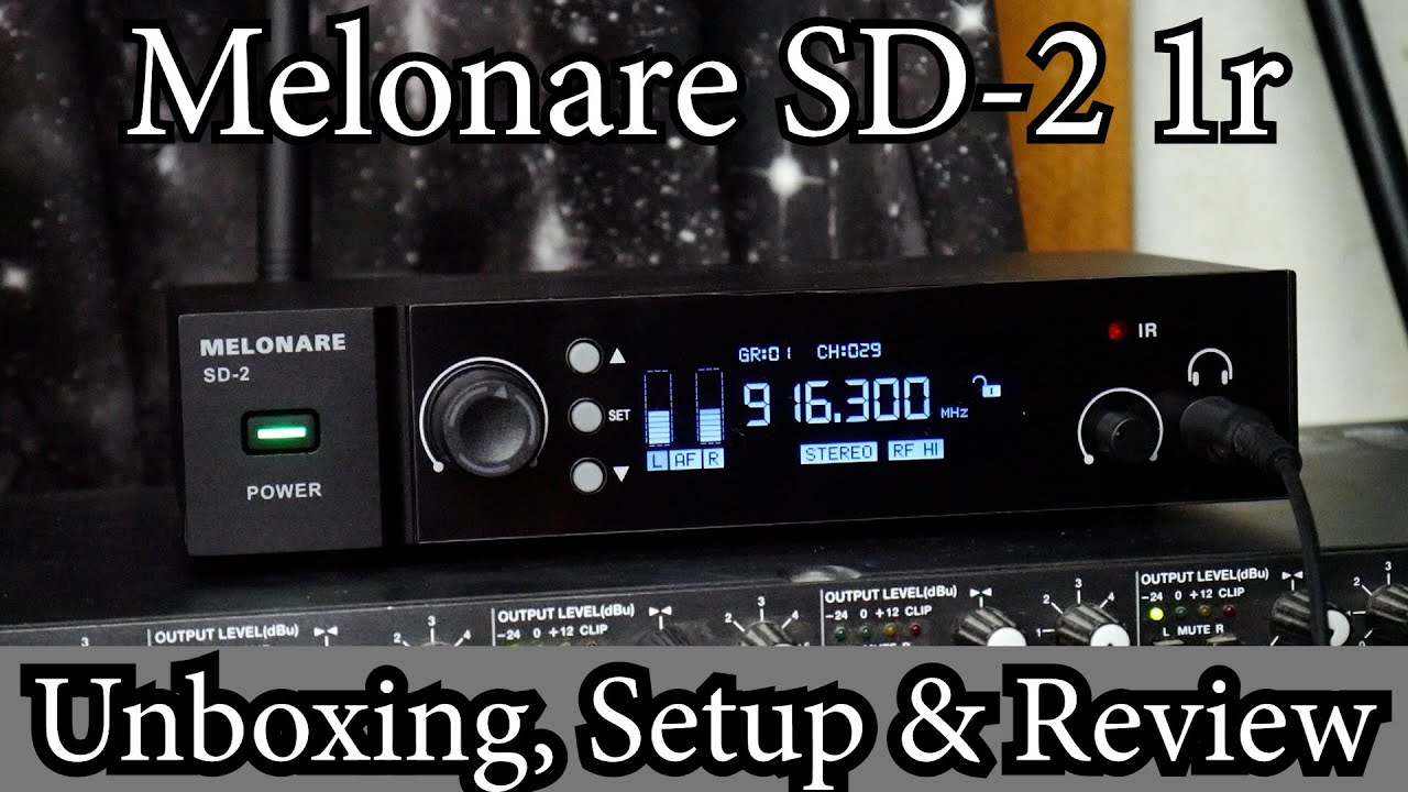 Melonare SD-2-1r In Ear Monitor System - Unboxing, Review and Testing