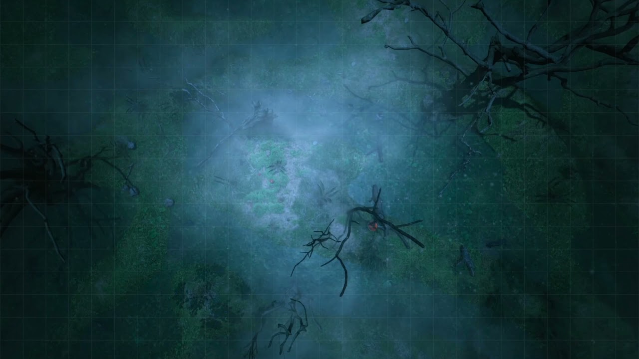 Mapa animado Free P&acirc;ntanos Sussurrantes de Aghma (NOITE para TV 32