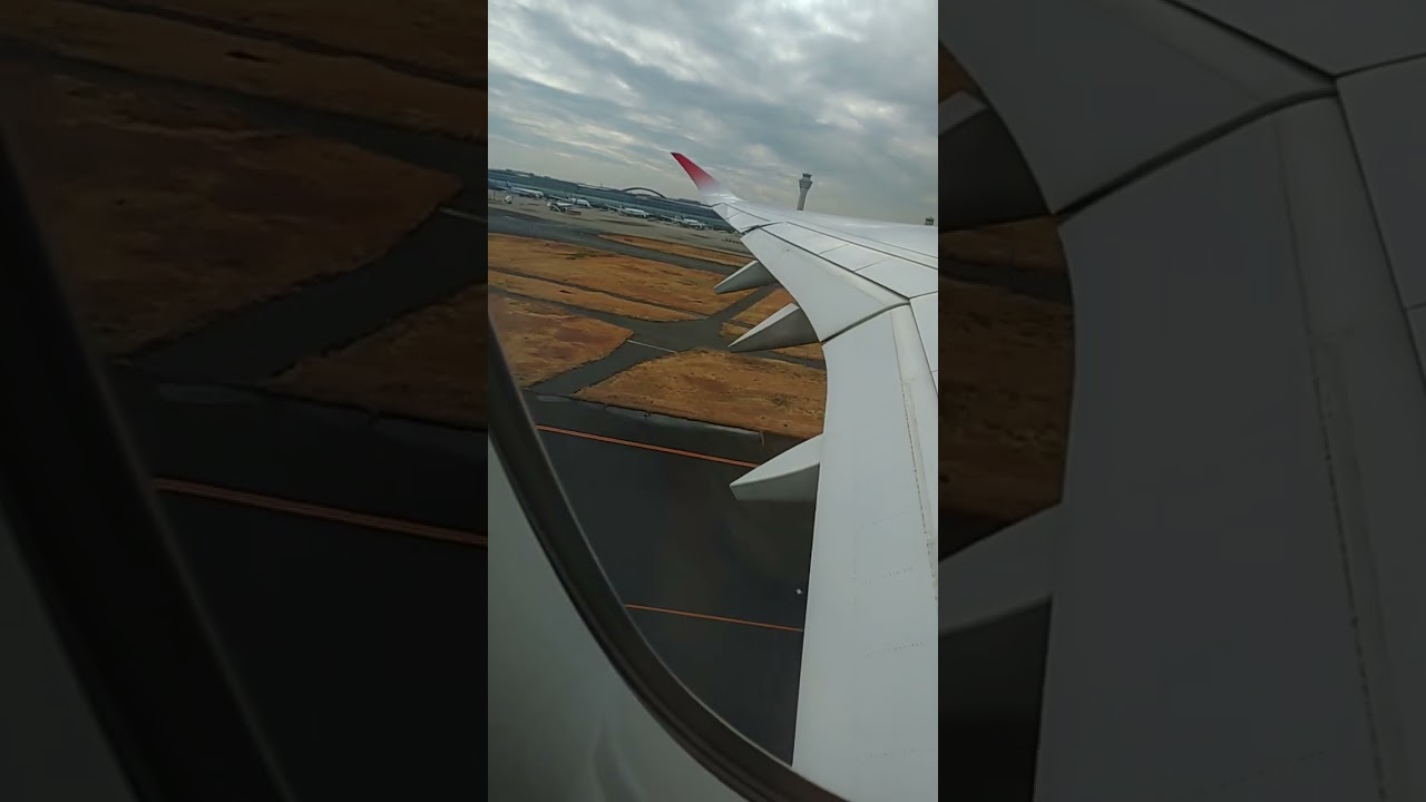 羽田空港離陸🛫JL515羽田→新千歳🛫A350-900