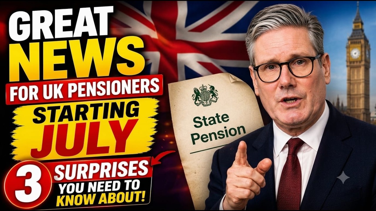 GREAT NEWS for UK Pensioners Starting in July 🇬🇧 | 3 BIG Changes & Surprises You Need to Know NOW!