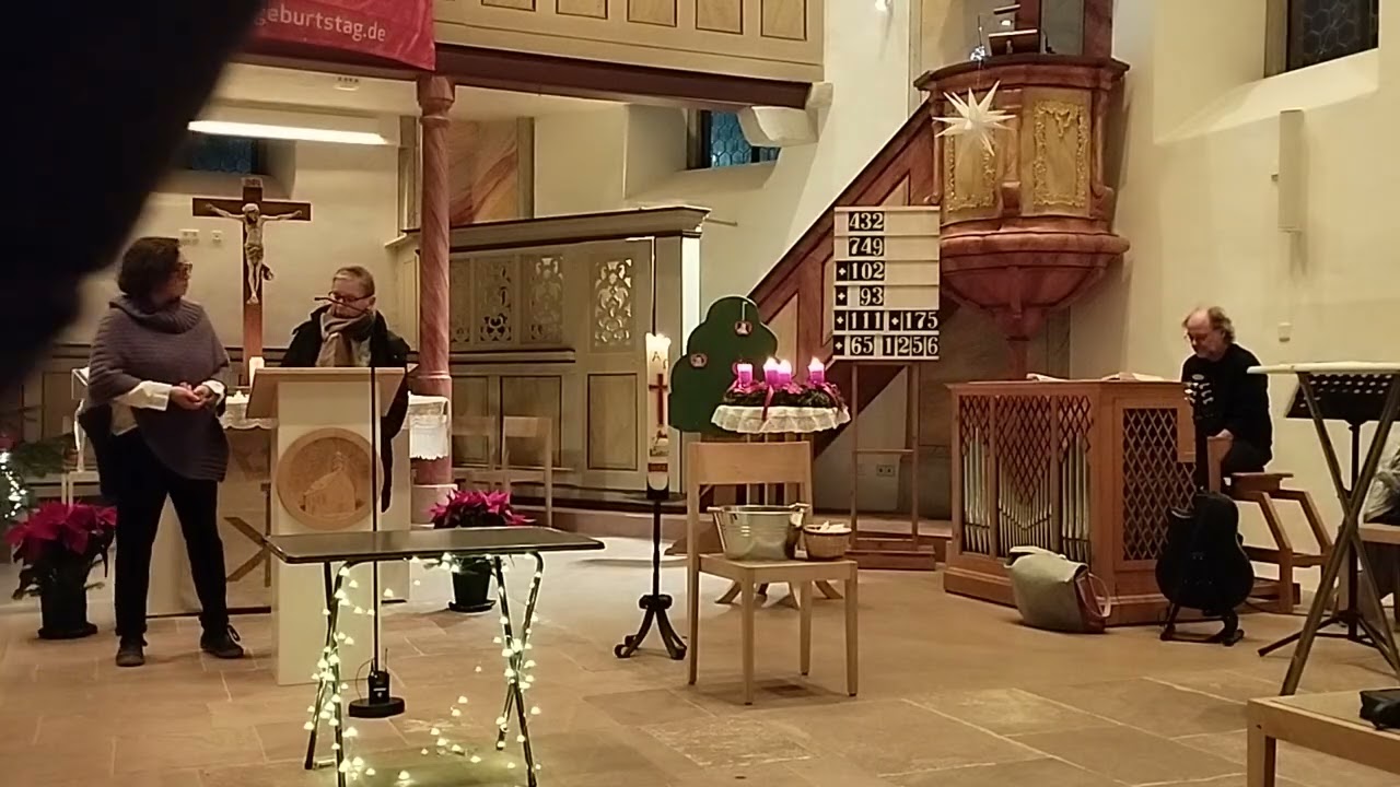 Alt Jahresabend Silvester Gottesdienst mit Michaela Balonier in Lützelbach 