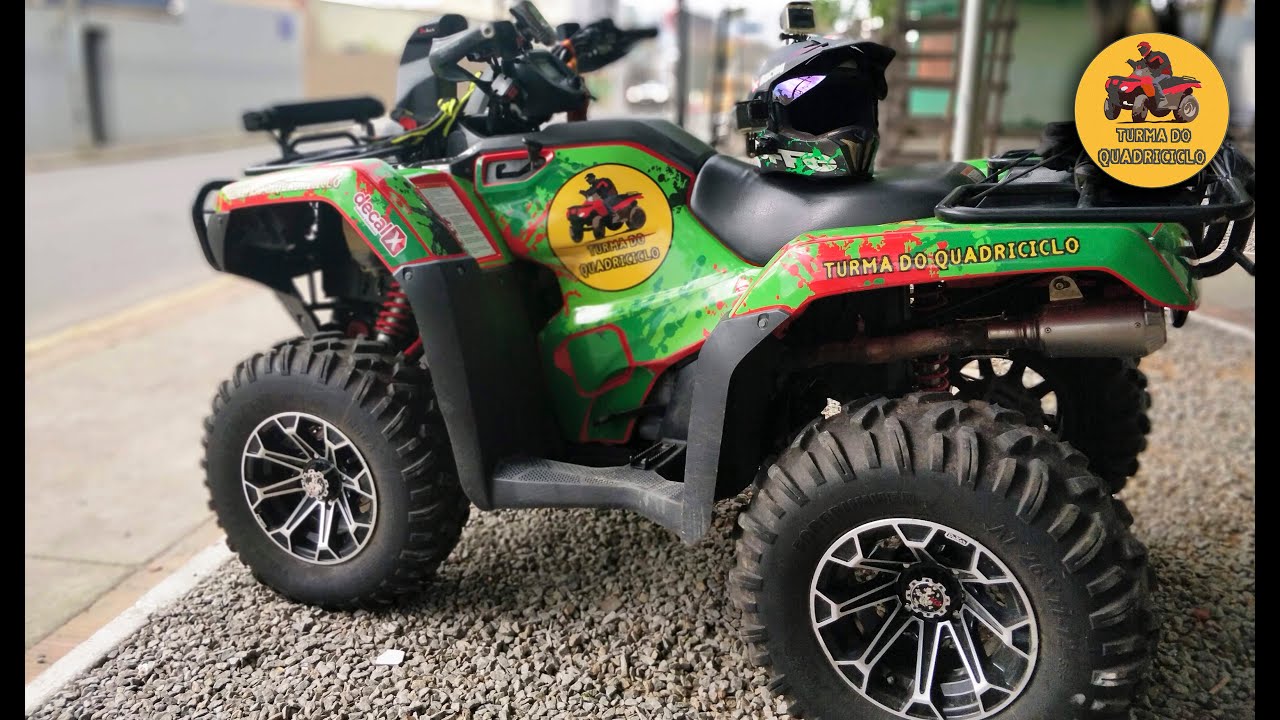Todos acessórios do meu Honda Fourtrax em um só video