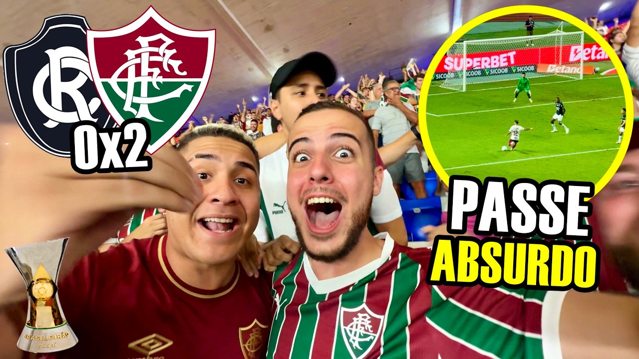 BUSCAMOS A VITÓRIA EM BELÉM! Remo 0x2 Fluminense - VLOG NA ARQUIBANCADA | Brasileirão 2026
