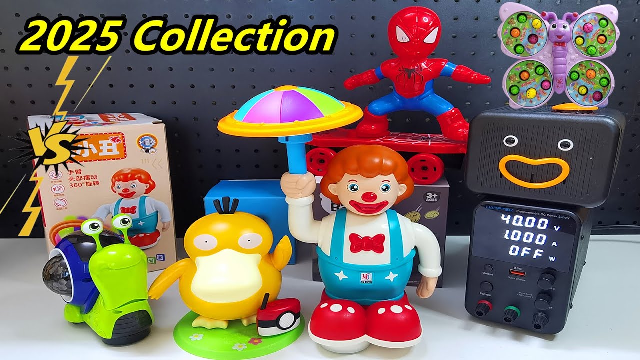I Applied High Voltage to 50 Electric TOYS - High Voltage VS Electric toy collection