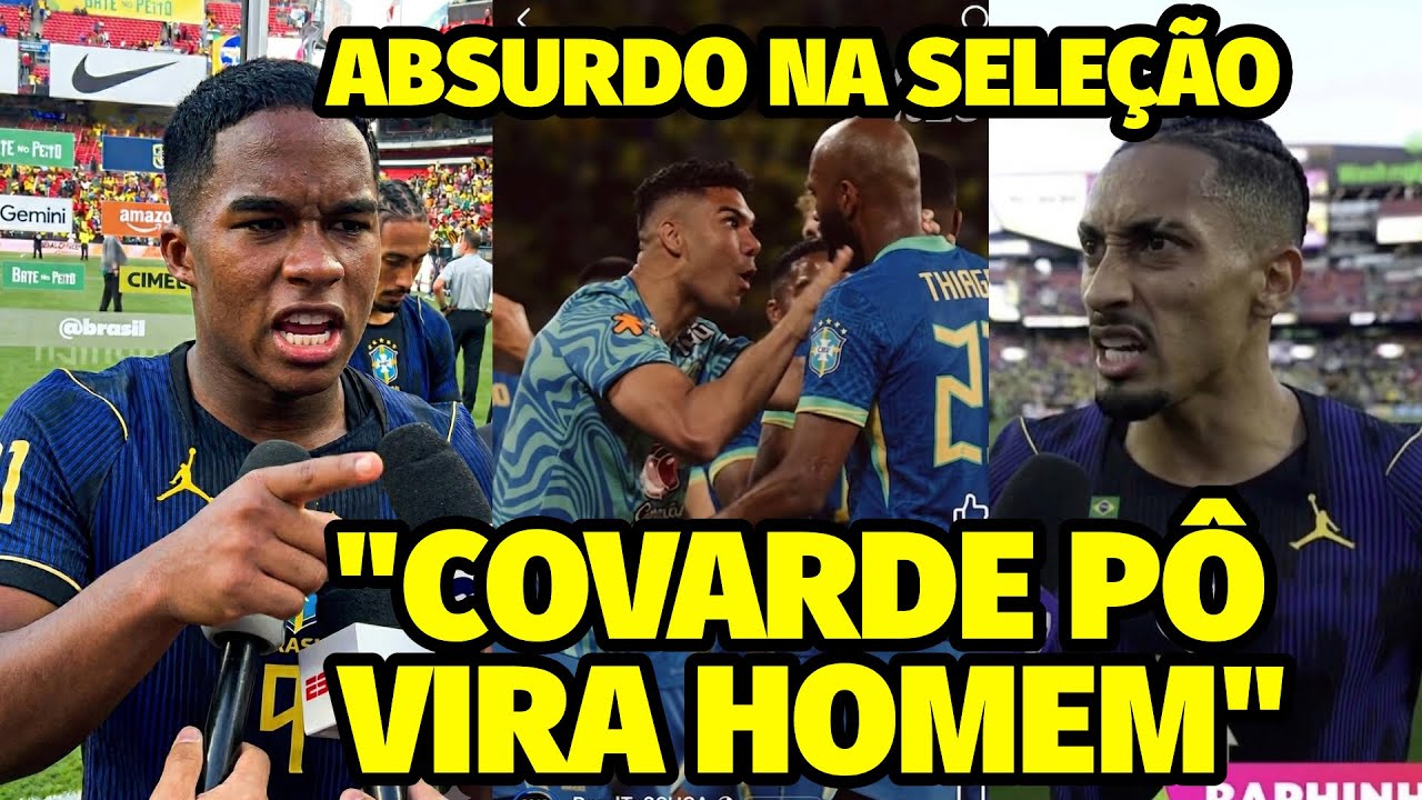 &ldquo;FOI UM COVARDE COMIGO..NINGU&Eacute;M SABE MAS NO VESTI&Aacute;RIO EU FUI..&rdquo; DESABAFO FORTE DE ENDRICK NA SELE&Ccedil;&Atilde;O