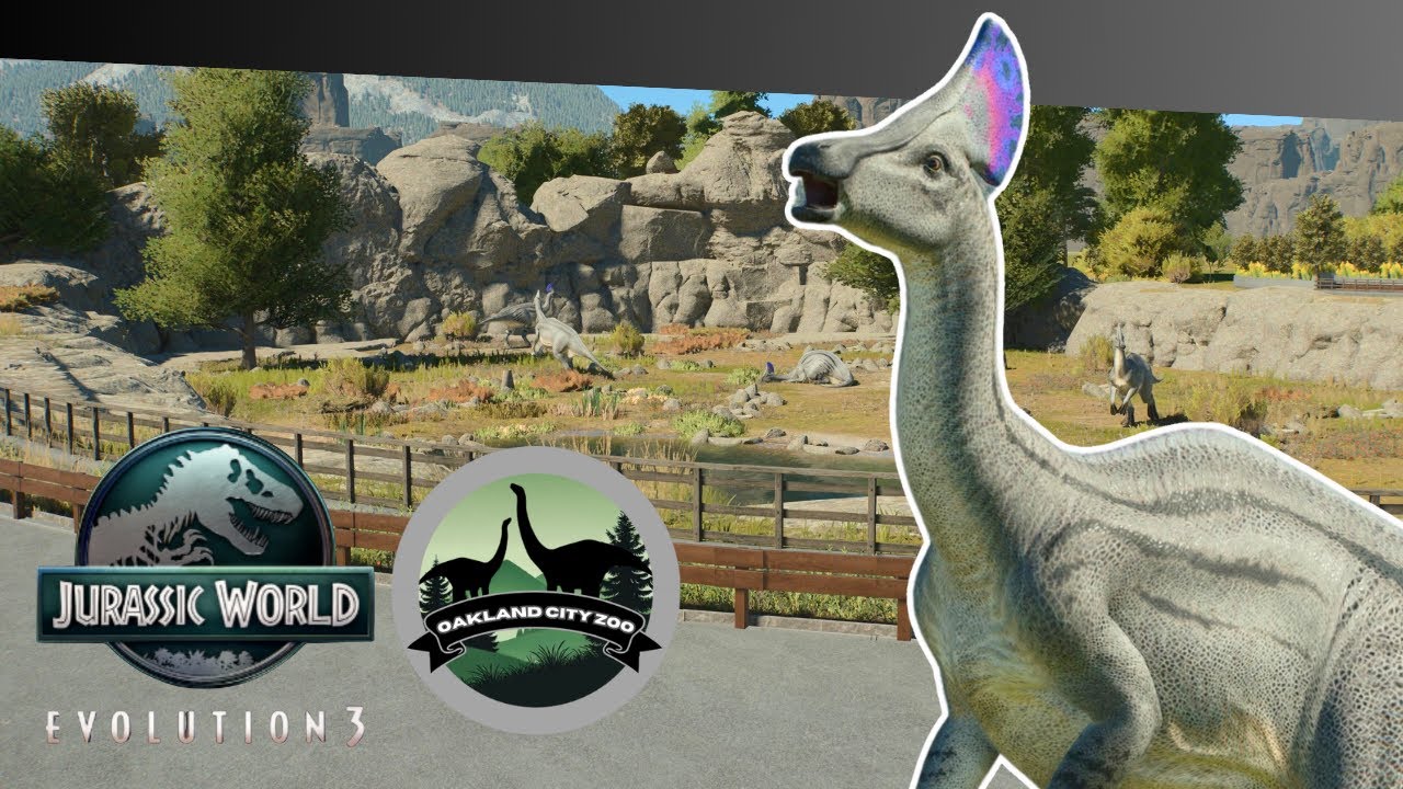Oakland City Zoo Ep.8 | Rocky Olorotitan Plains Enclosure | Jurassic World Evolution 3