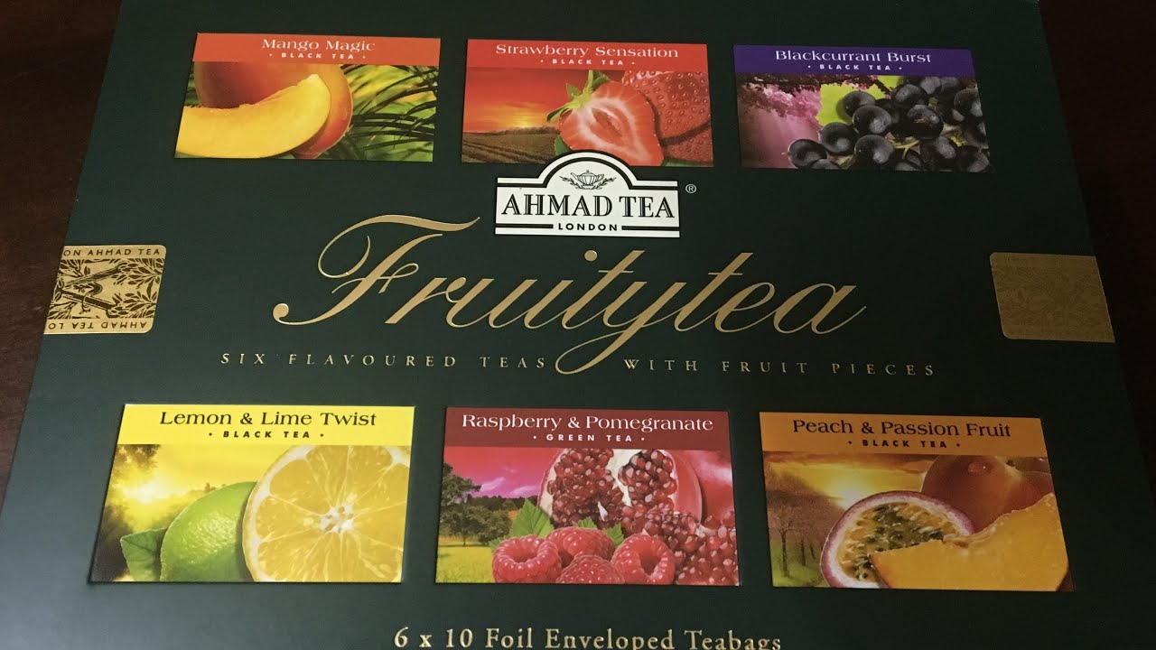 Ahmad Tea - Fruity Tea Review | Taste Test