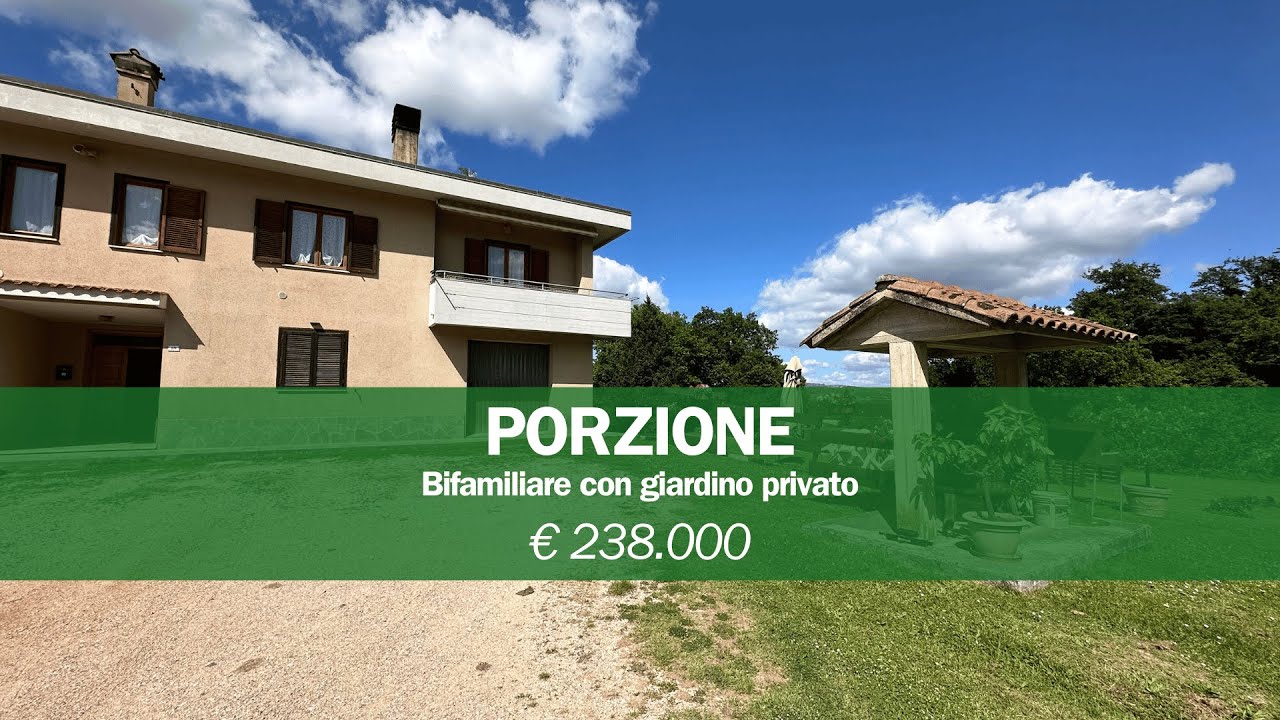 Porzione di bifamiliare con giardino privato