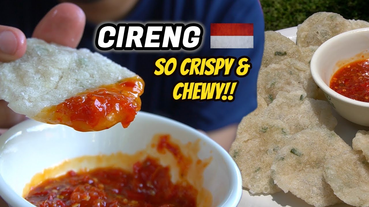 [CRISPY & CHEWY] I made CIRENG for the first time! | Unique Indonesian Snack