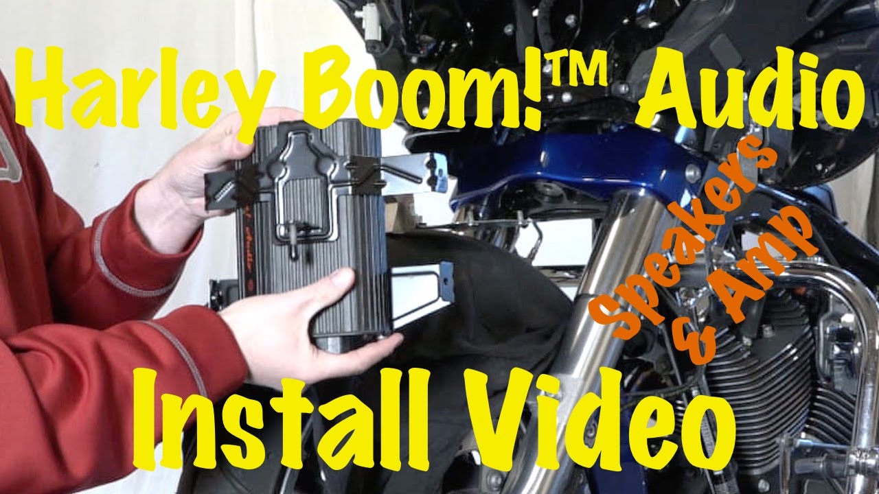 Установка усилителя и динамиков в передний обтекатель Harley Davidson Boom Audio Stage 1 или 2 | ...