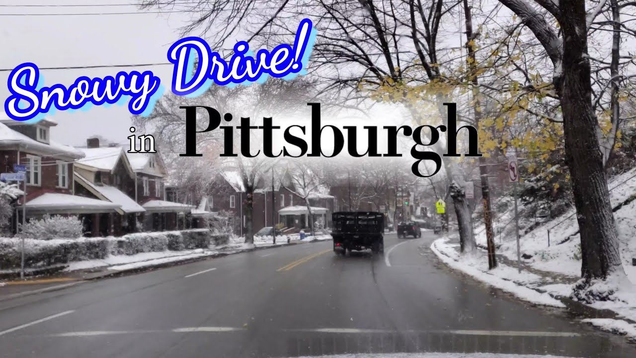 Snowy Drive In Pittsburgh!