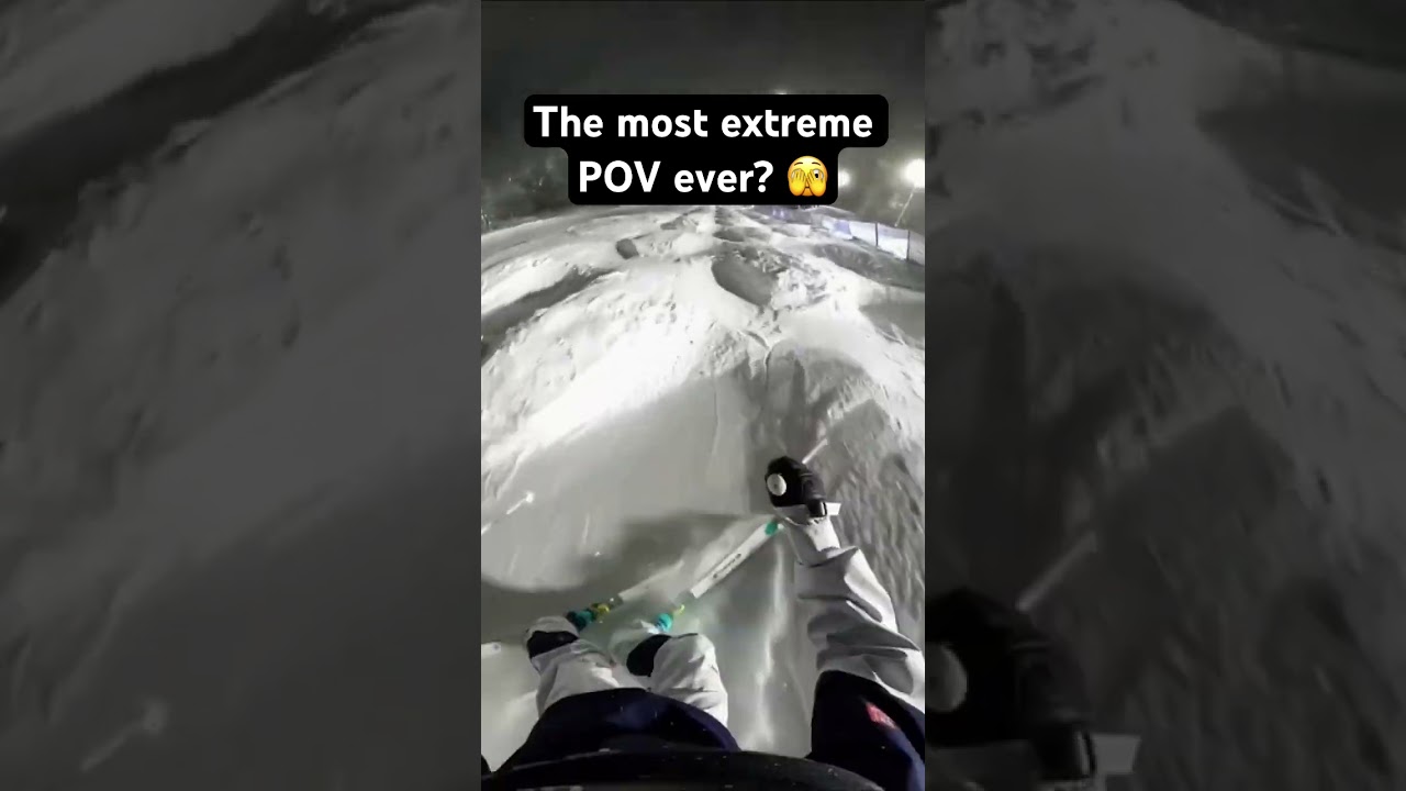What a mogul skier sees.🔥 | 📹: (TT) rasmusstegfeldt