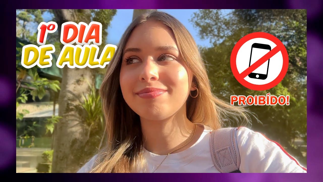 MEU PRIMEIRO DIA DE AULA 2025 | *PROIBIRAM OS CELULARES!!! - Luiza Vinco