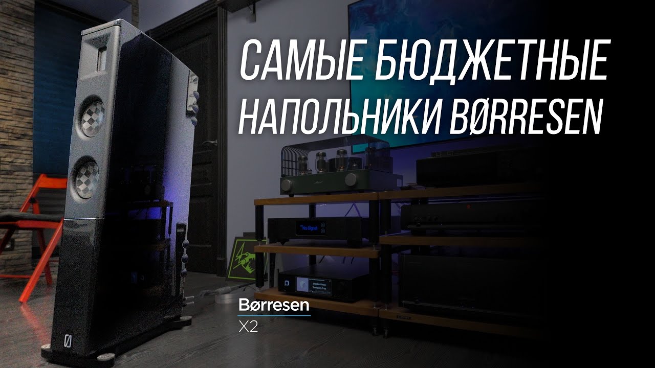САМЫЕ НОВЫЕ колонки Borresen X2