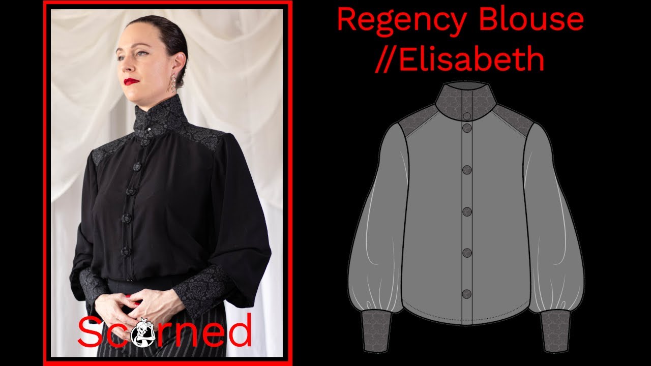 How to sew Regency Blouse - Instructions