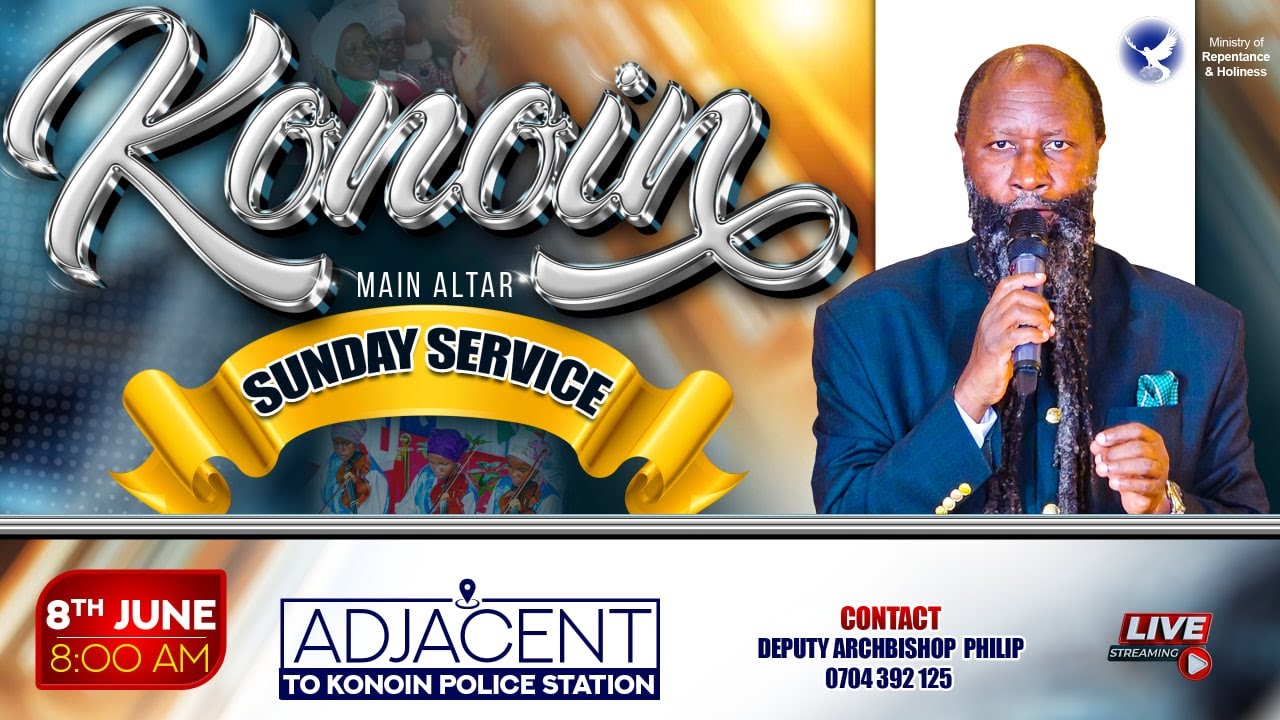 KONOIN MAIN ALTAR SUNDAY SERVICE || JUNE 8TH 2025