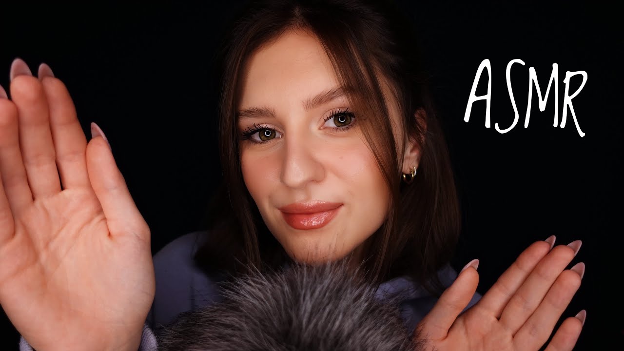 АСМР СПОКОЙНОЙ НОЧИ 💤 Липкий Шёпот, Поглаживания по Ветрозащите, Таппинг по Ногтям 😴