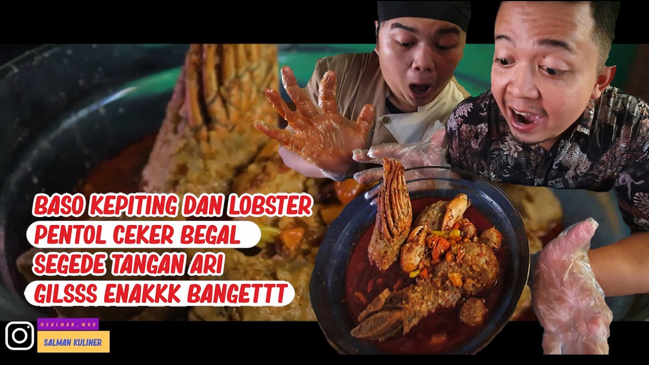 BASO LOBSTER dan KEPITING BEGAL, BESAR BANGETTT | Harus Coba !