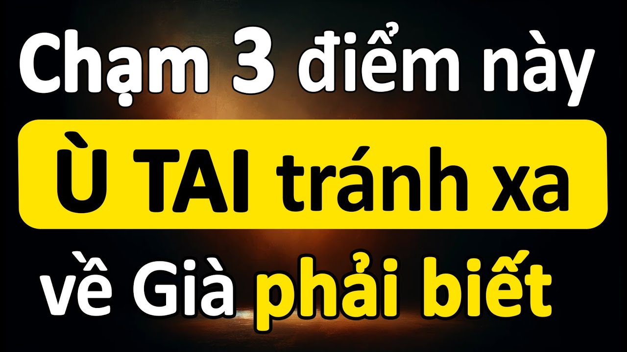 3 huyệt vàng cho người bị ù tai mà người cao tuổi nên biết