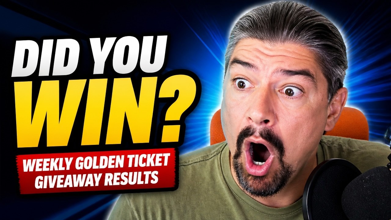 DID YOU WIN? Weekly Golden Ticket Giveaway Results