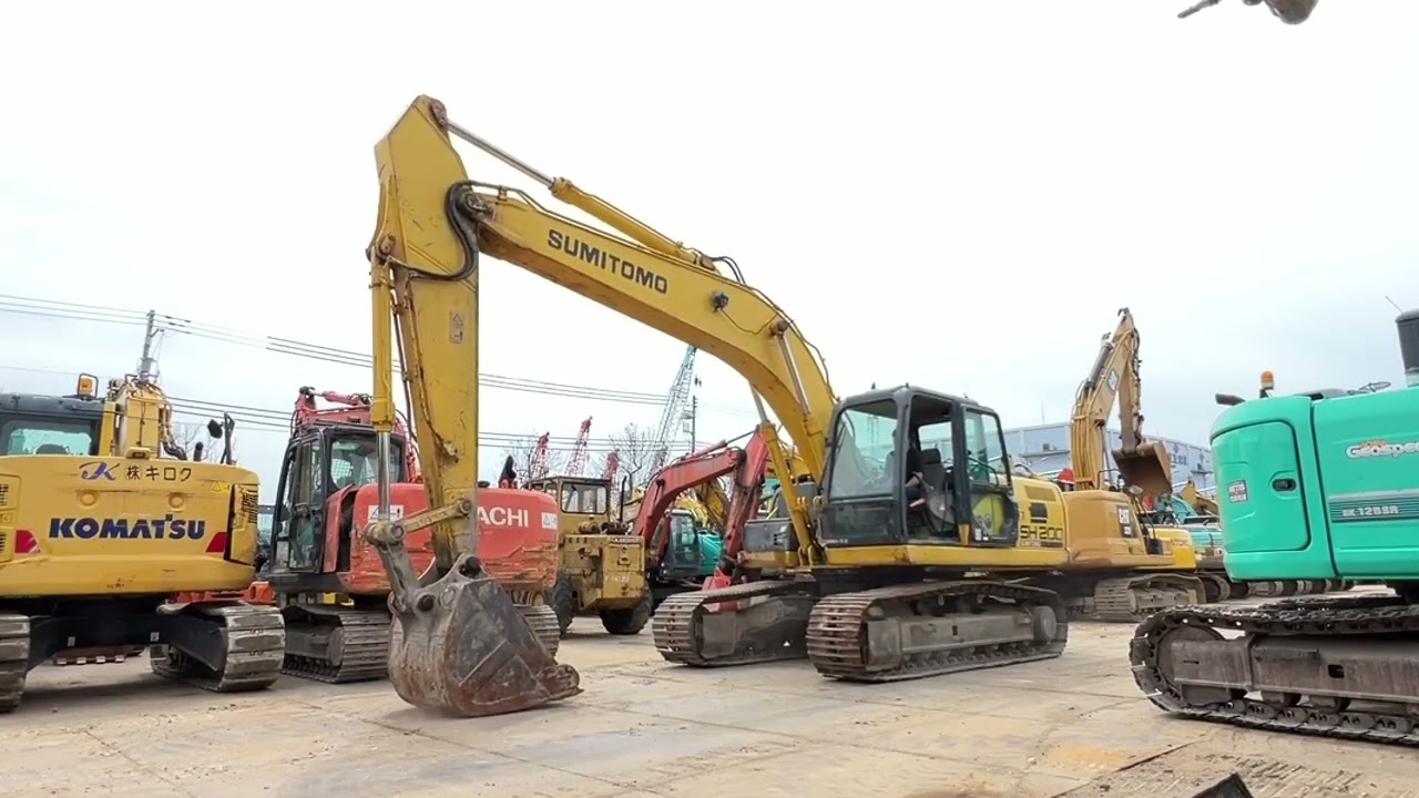 SH200-5; 2008year model; 9668h; good condition working.