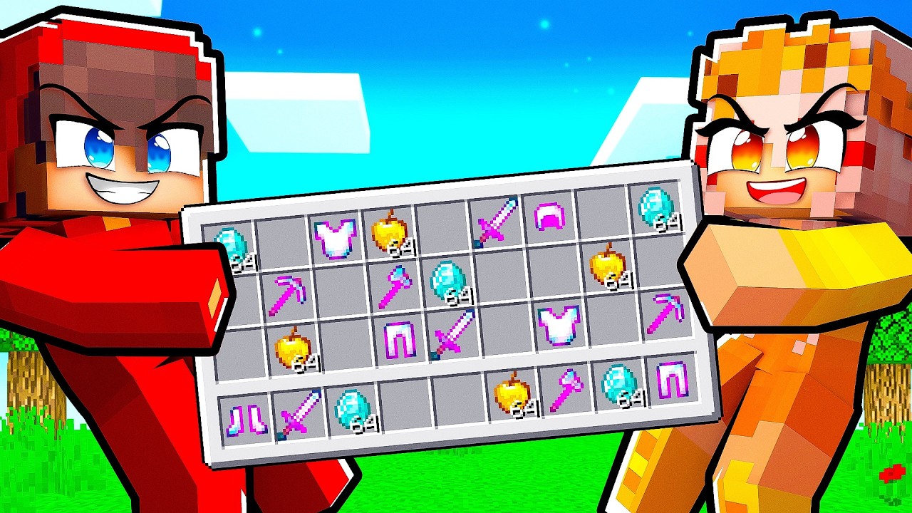 Minecraft, но у нас ОДИН ИНВЕНТАРЬ…