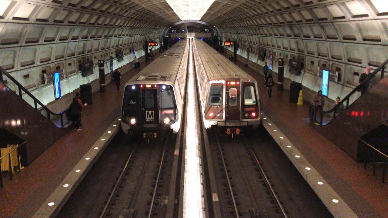 WMATA Washington Metrorail Red Line Trains (3/10/20)