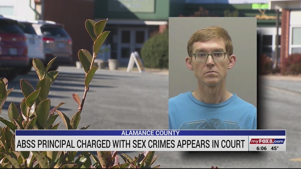 Alamance County elementary school principal appears in court after sex crime charges
