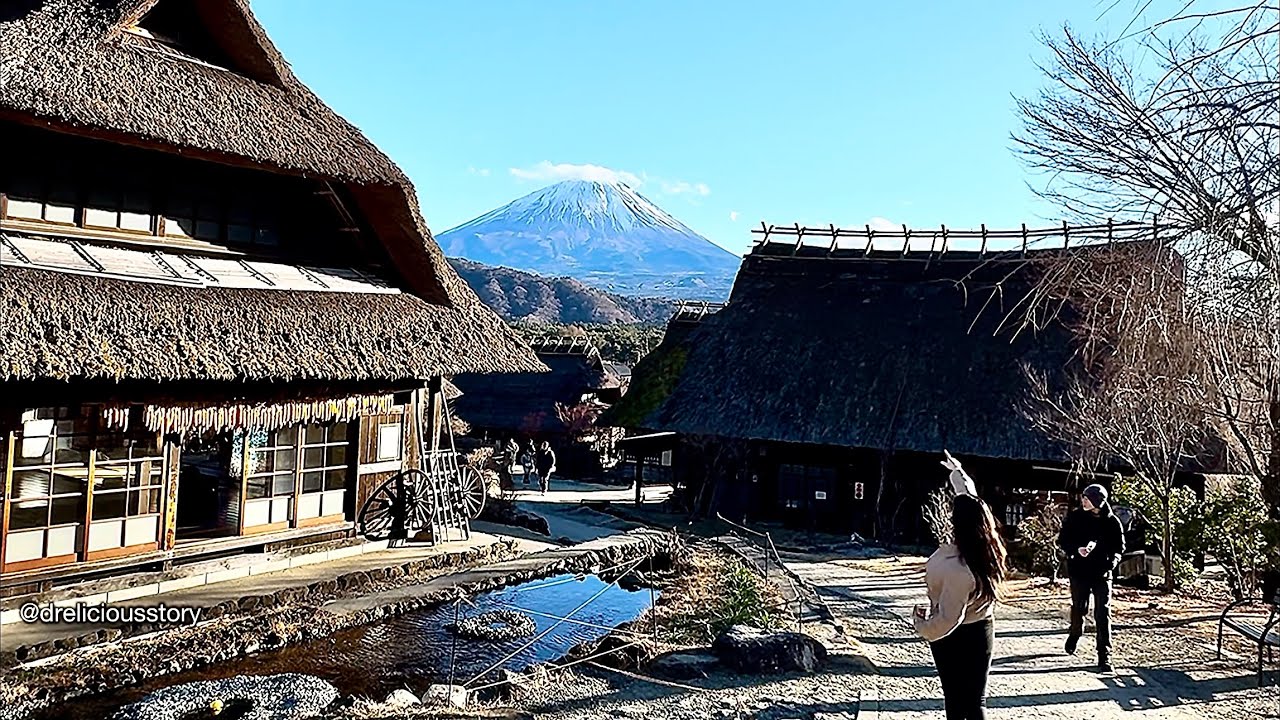 両類 の里根場Saiko Iyashi-no-Sato Nenba Traditional Japanese Ancient Village Review @ Fujikawaguchiko 🇯🇵