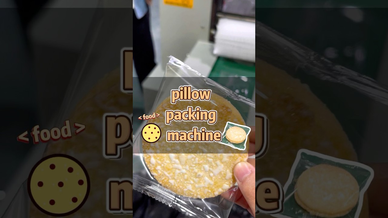 Pillow packing machine: a variety of packaging, one key sưitch.#foodpackingmachine #packingmachine