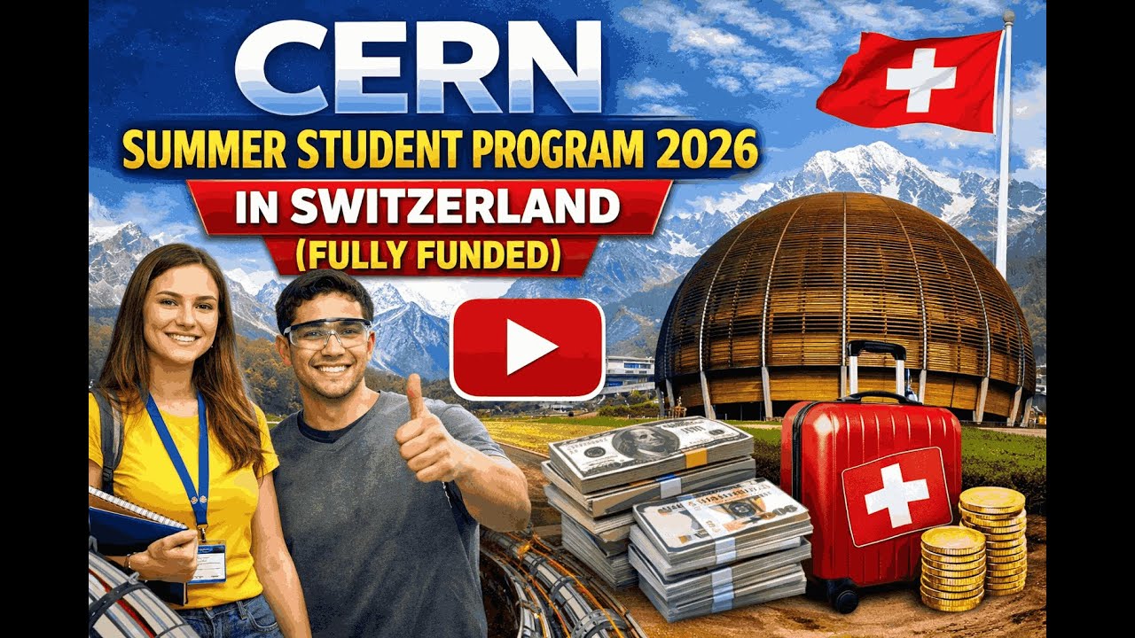 CERN internship summer student program 2026 fully funded internship Europe Switzerland internships