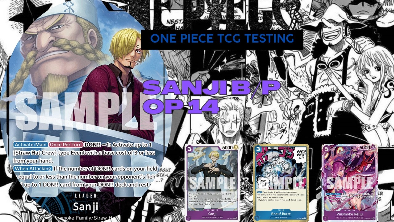 ONE PIECE TCG OP 14 SANJI B/P - NE VALE LA PENA?