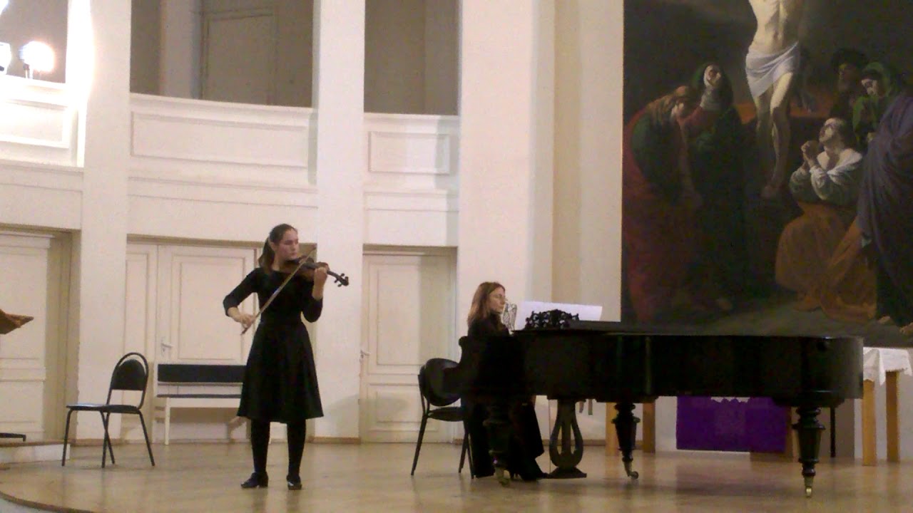 Elena Greenberg - violin. Giovanni Grazioli - Adagio
