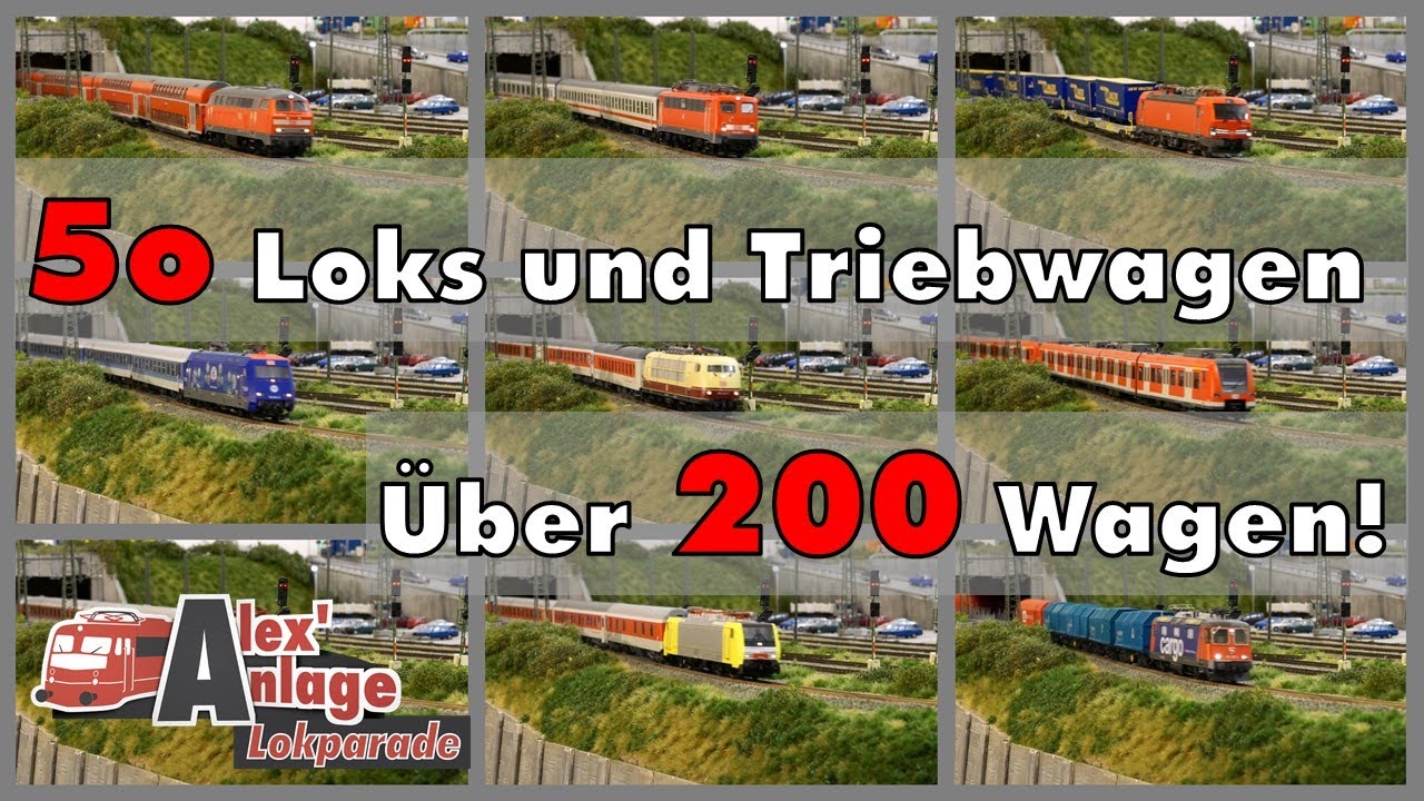 H0 Modellbahn - LOKPARADE, mein ganzer FUHRPARK