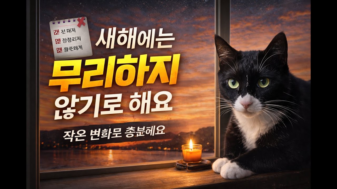새해 흔들리지 않는 다짐 10가지