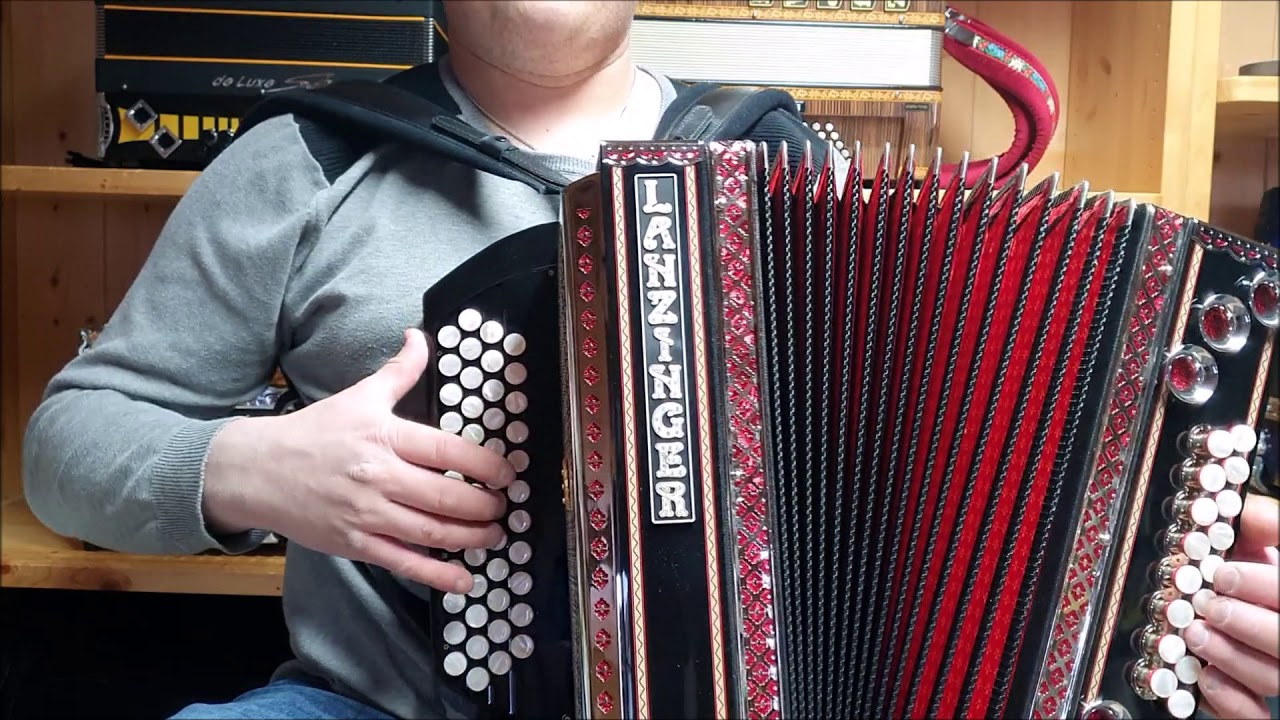 Lanzinger Harmonika Classic 34 Schwarz