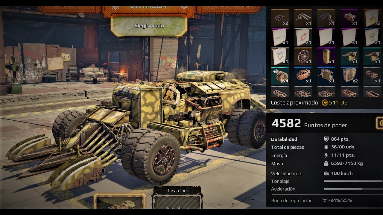 GAMEPLAY y CONSTRUCCIÓN - GROWL , DEFENDER ,M-37 PIECER Y CHILL | Tutorial Crossout Español