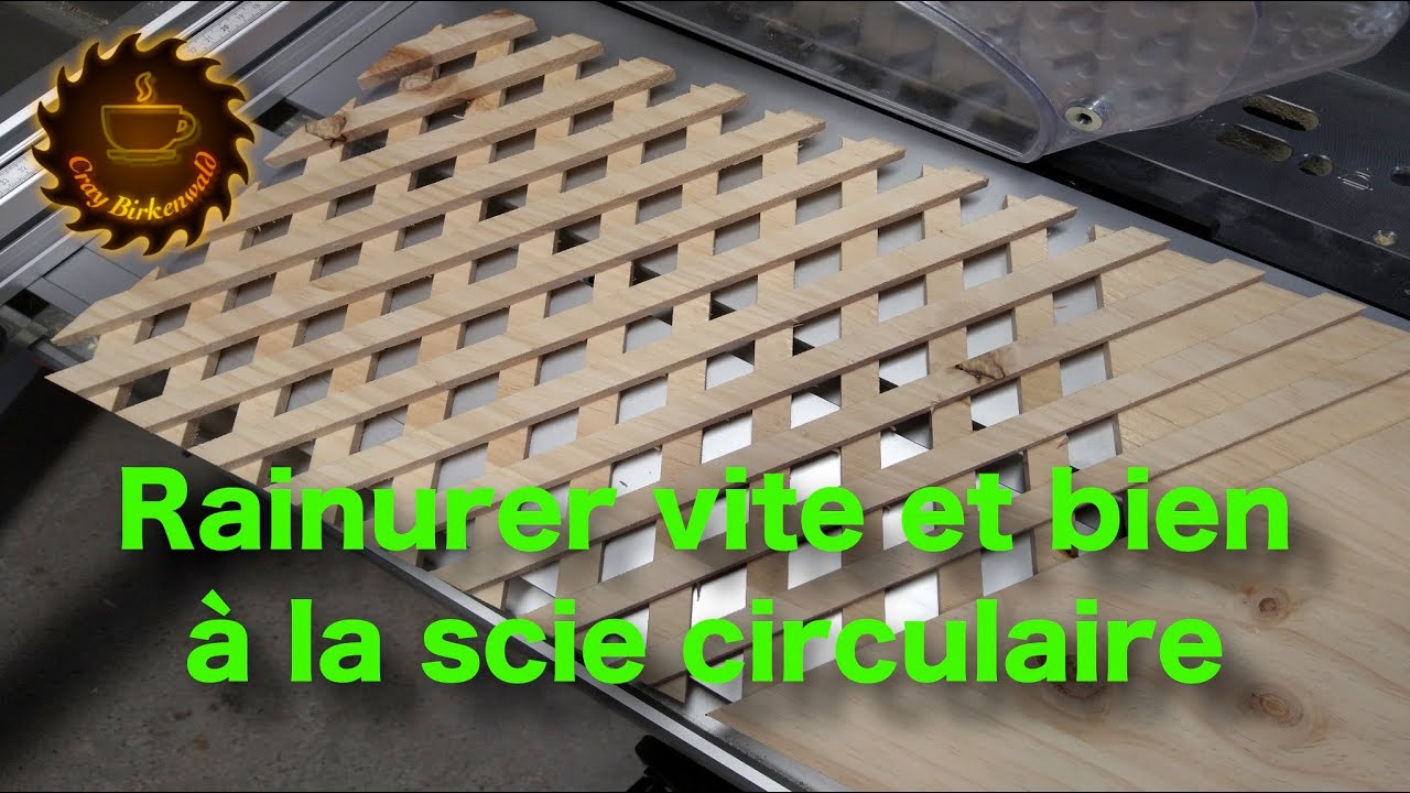 Rainure à la scie circulaire (des lames dado autorisées en France ? )
