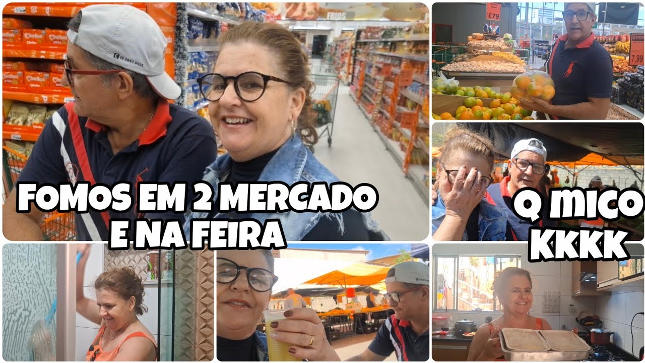 VLOG DE DOMINGO/FOMOS AS COMPRAS / TBM FIZ ALMOÇO DELICIOSO 😋 😋 😋 