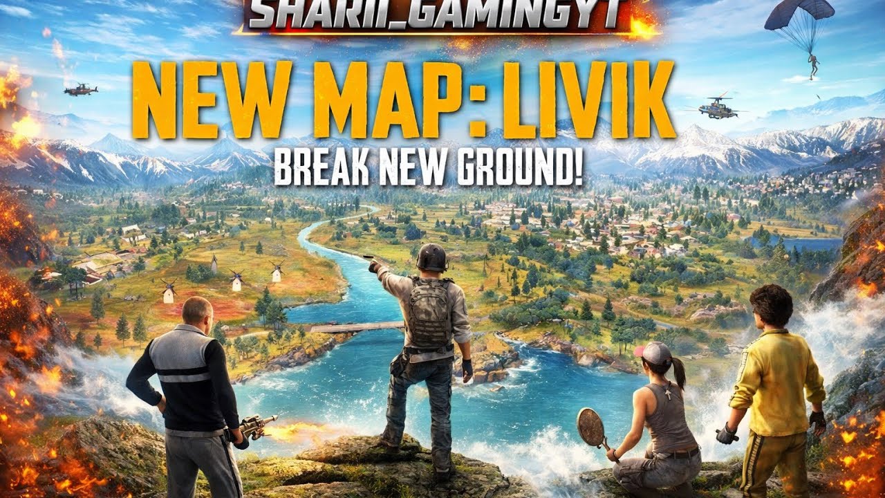 NEW LIVIK MAP Gameplay | SHARII_GAMINGYT | Breaking New Ground in PUBG Mobile 🔥#PUBG #LivikMap 