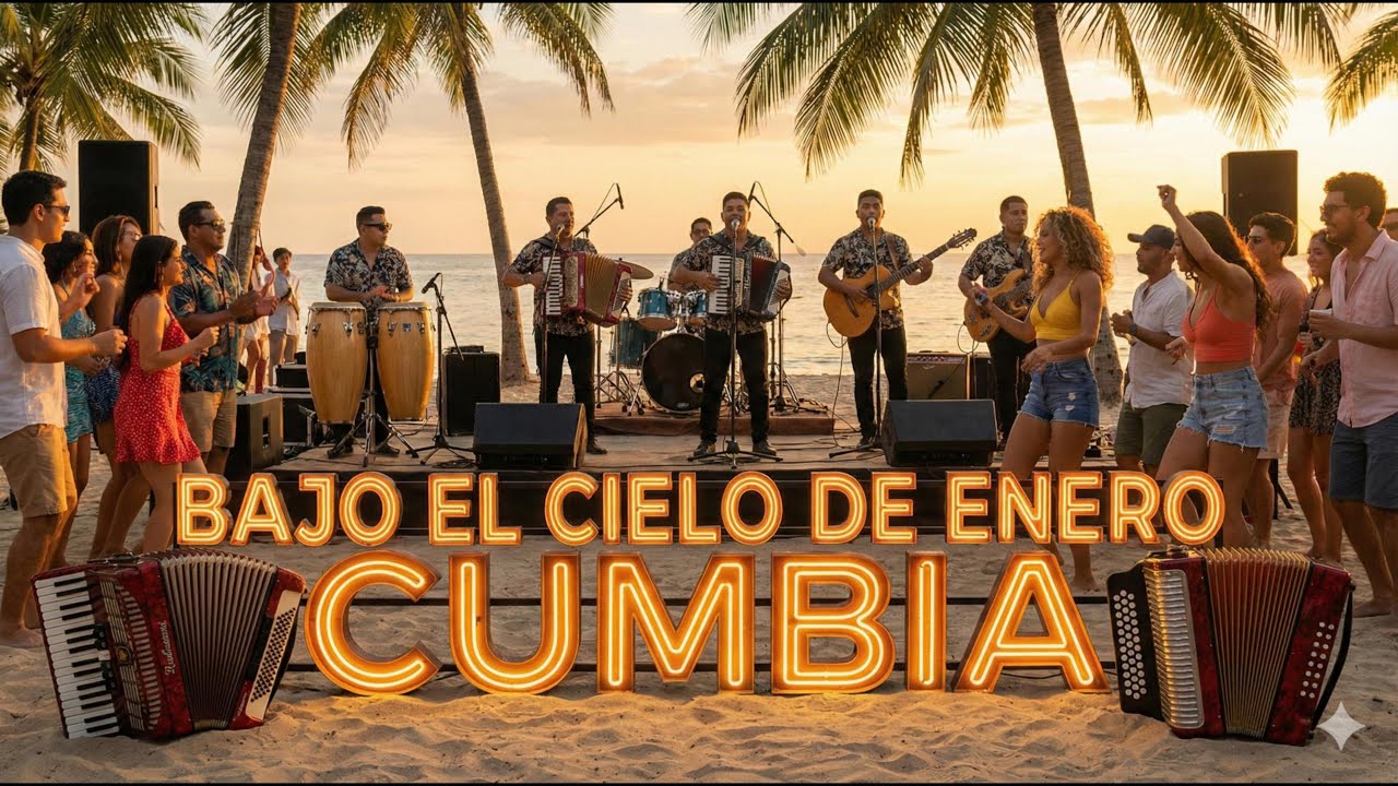 Bajo El Cielo De Enero 🌌 Cumbia Sonidera 2026 (Video Oficial) - Ritmo y Sabor Latino