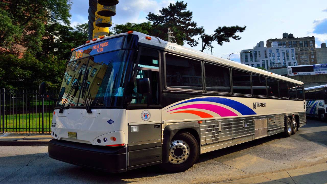 New Jersey Transit 2015 MCI D4500CT CNG 7278 [ Exclusive Audio Recording ]