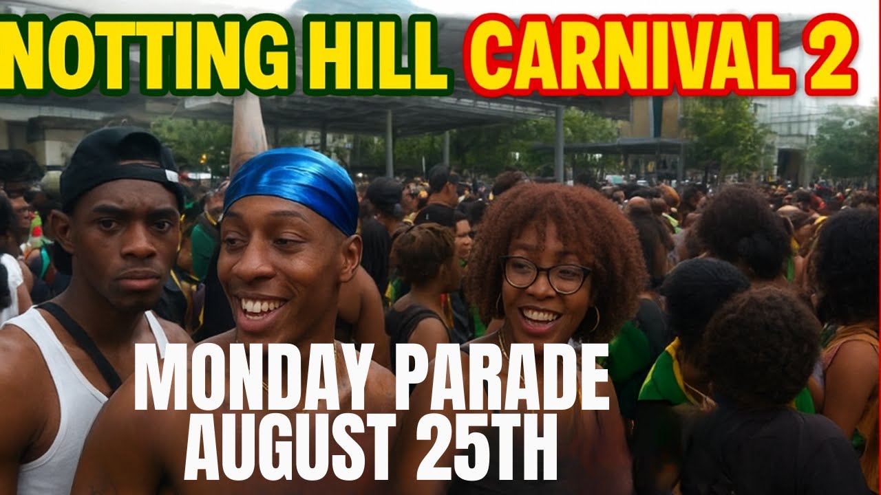 NOTTING HILL CARNIVAL 2025, CELEBRATION  🎉🎉 London Walk 🥁🇬🇧